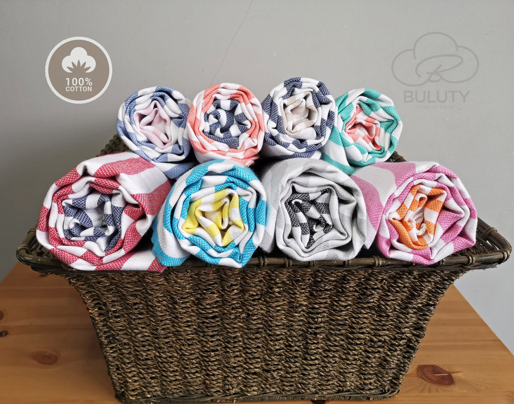 TURKISH BEACH TOWEL - Lightweight, Quick Dry, Eco-Friendly Bath Towel, Beach Towel, Hammam, Unique Gift