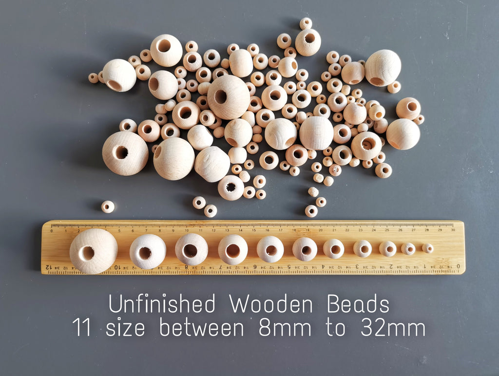 20 Pack Unfinished Natural Wooden Rings for Macrame, DIY Crafts, 2.1 In