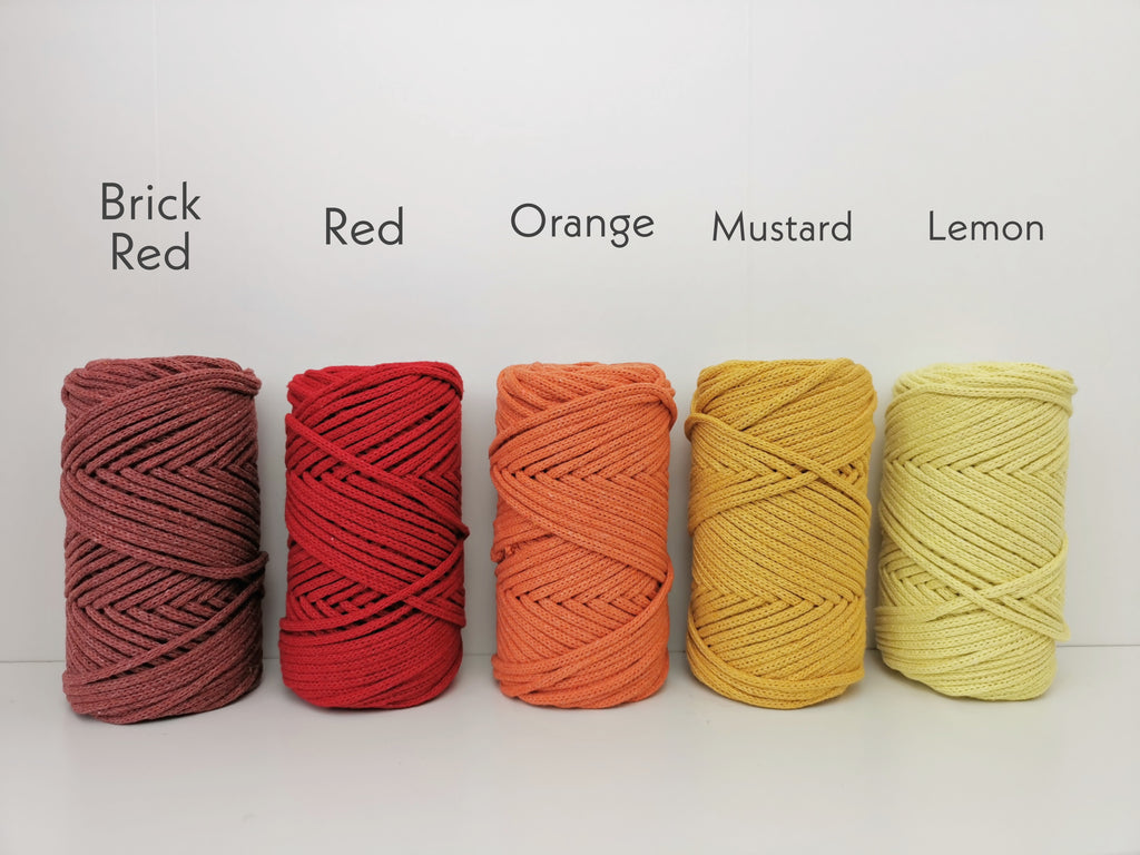 5mm Braided Cotton Cord, 100M/109 Yd, Macrame Rope, Twine, String To  Crochet, Knit, Diy, Handmade, 45 Colors - Yahoo Shopping